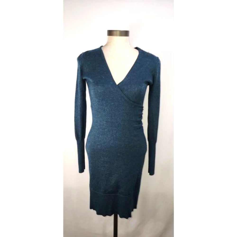 Ann Taylor LOFT women's merino wool blend fitted dress size XS